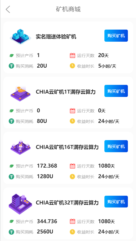 区块链矿机系统/云算力矿机/USDT支付/矿机交易/挖矿系统 详情图 4