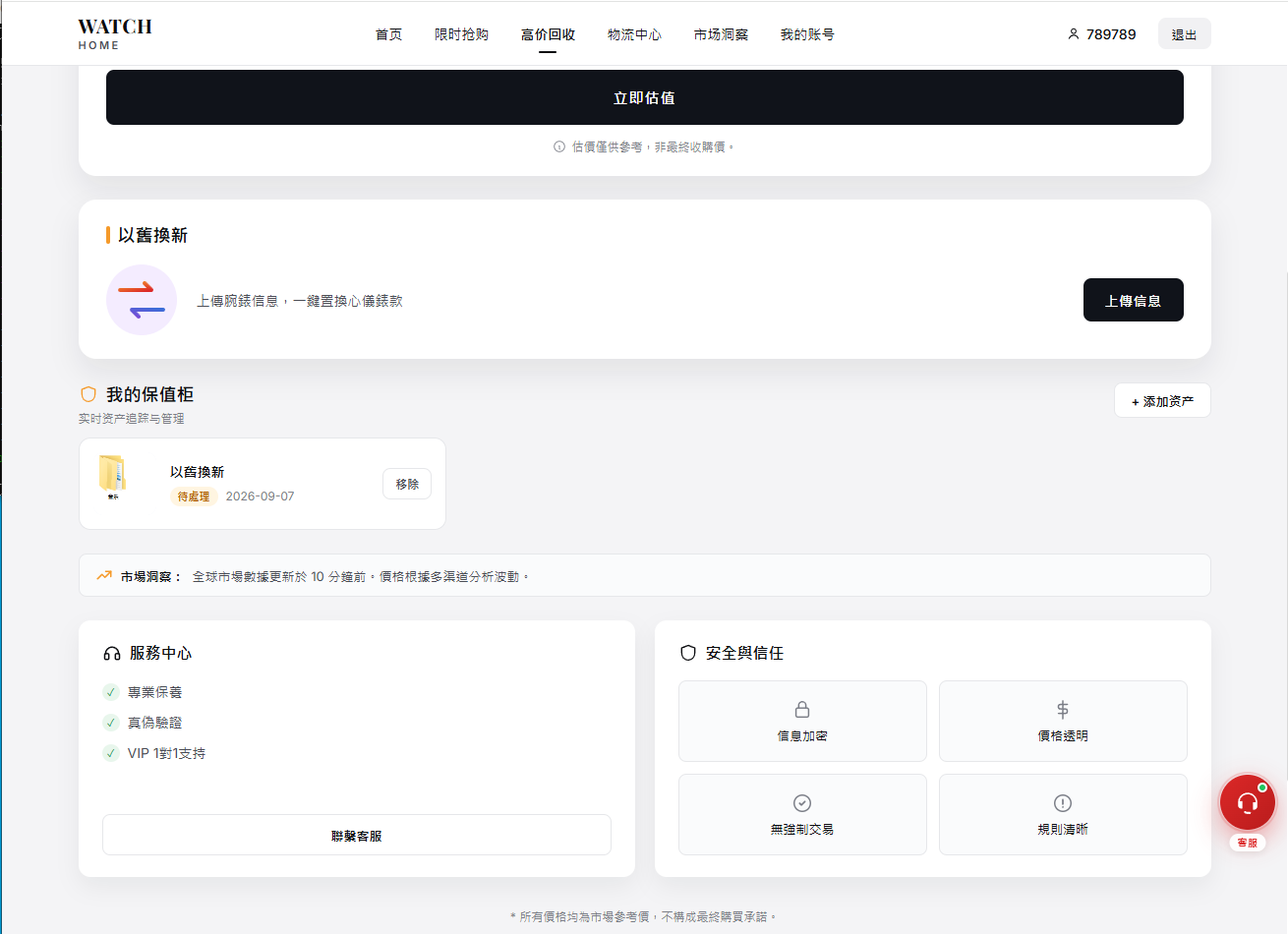 海外奢饰品回收/劳力士商城/商品抢购/以旧换新/PC自适应 详情图 7