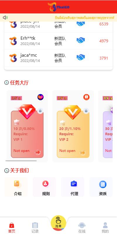 全新多语言四套UI海外抢单刷单系统/订单自动匹配系统/分组杀/连单控 详情图 4