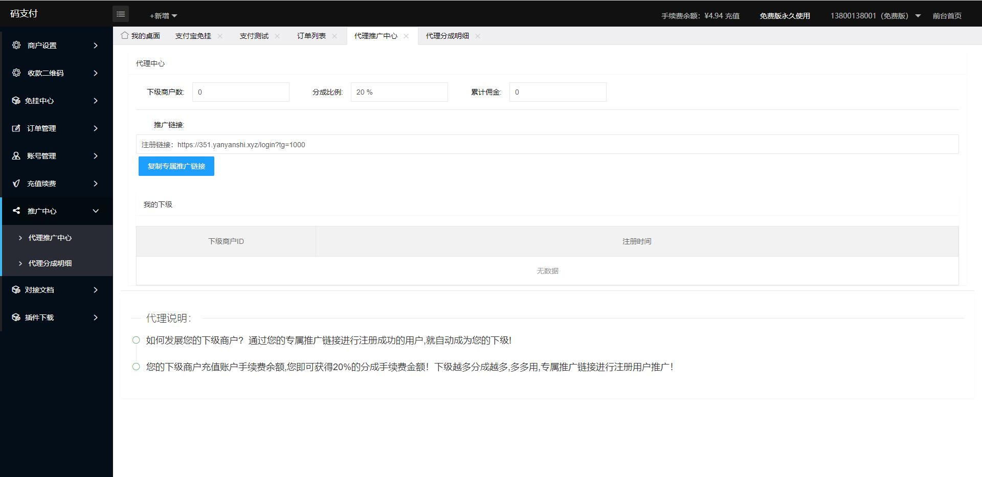 9月最新龙腾码支付系统/三网免挂/个人免签支付/兼容易支付 详情图 8