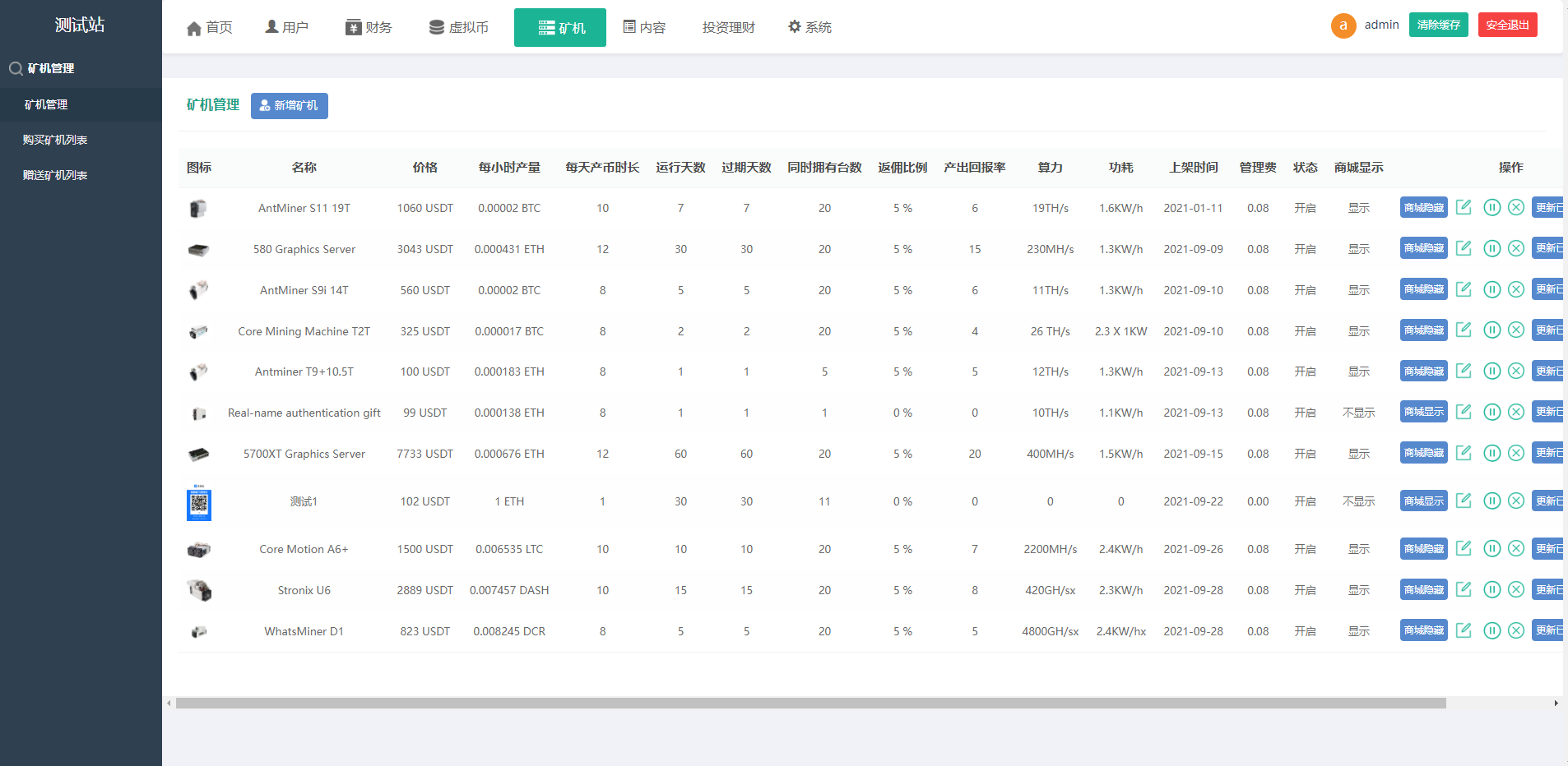 算力模式区块链云GECAPP/矿场/CBT矿池源码/usdt系统交易大厅 详情图 12