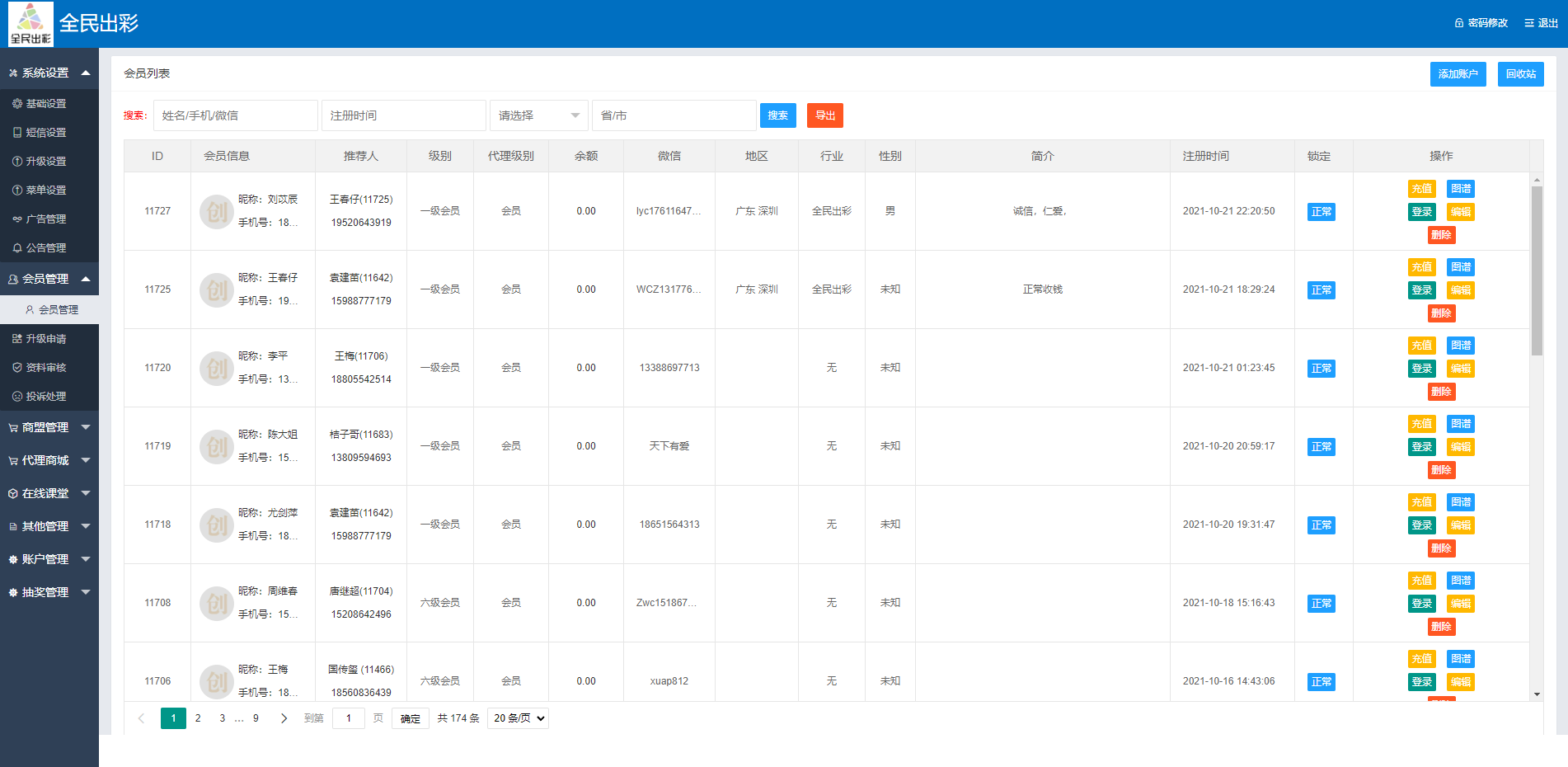 运营版创客新零售系统/超级人脉商城/全名出彩 详情图 13