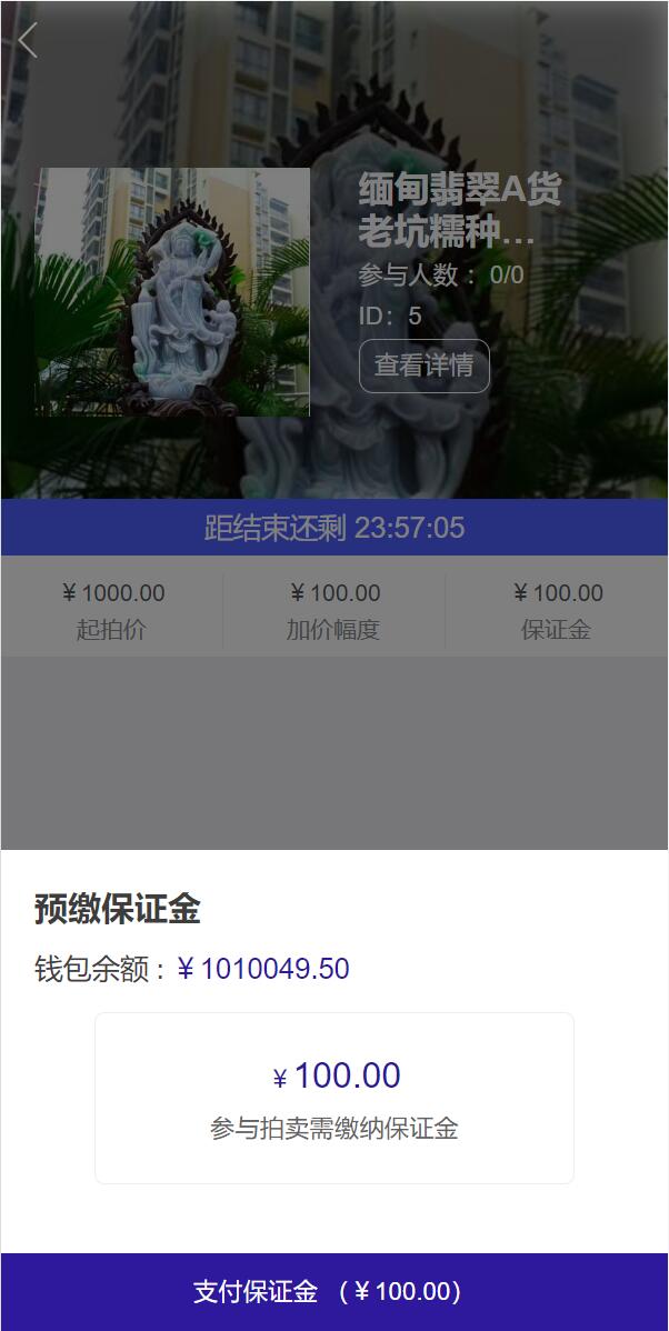 双语言版竞拍系统/竞拍转拍源码/竞拍商城/商场寄售系统 详情图 6