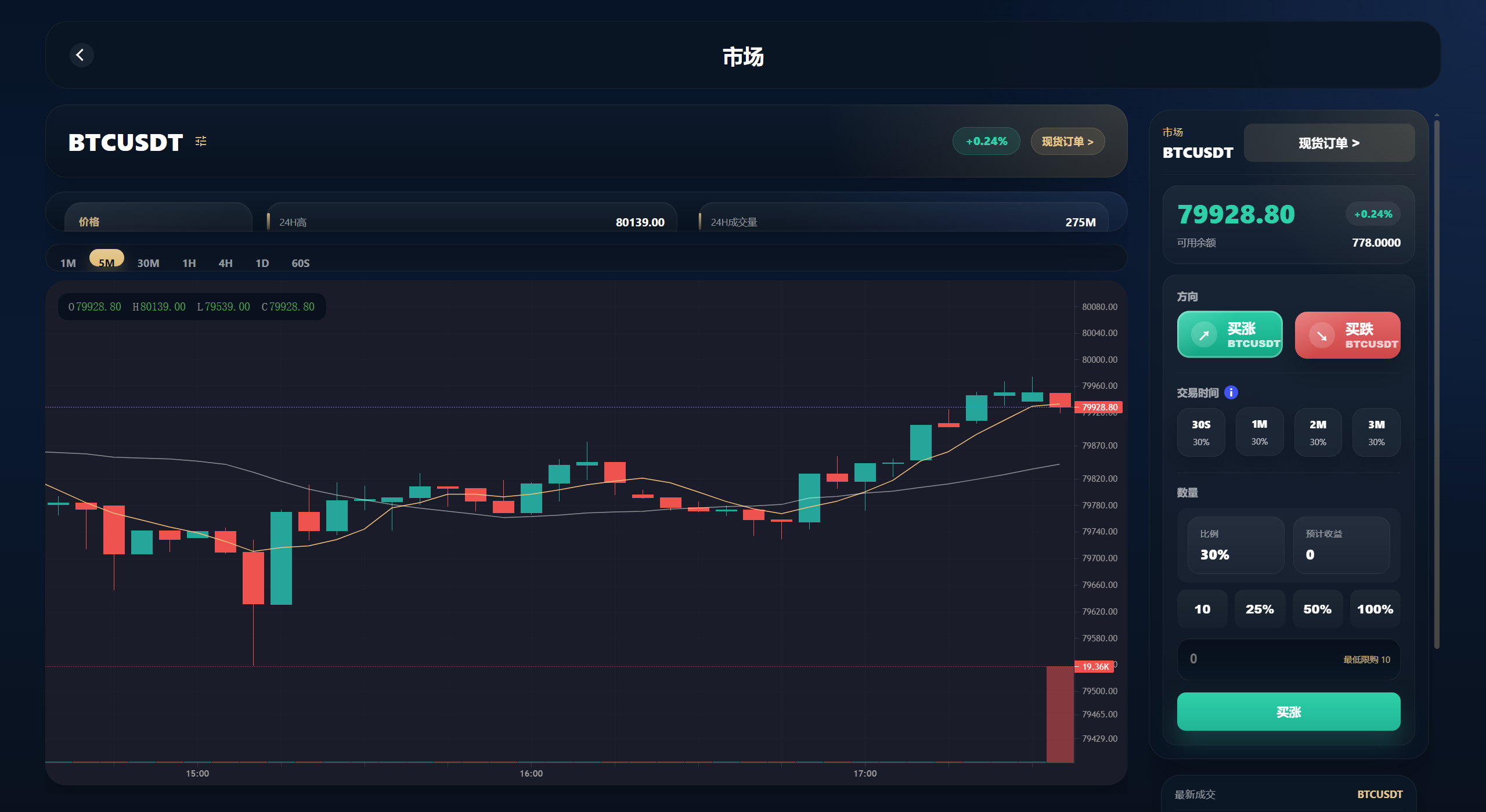 【优选源码】海外多语言自适应/Java数字货币与外汇微盘交易系统/Vue3源码 - 截图18
