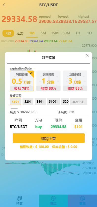 全新UI多语言微交易微盘系统/秒合约/质押理财/至尊二开交易所 详情图 7