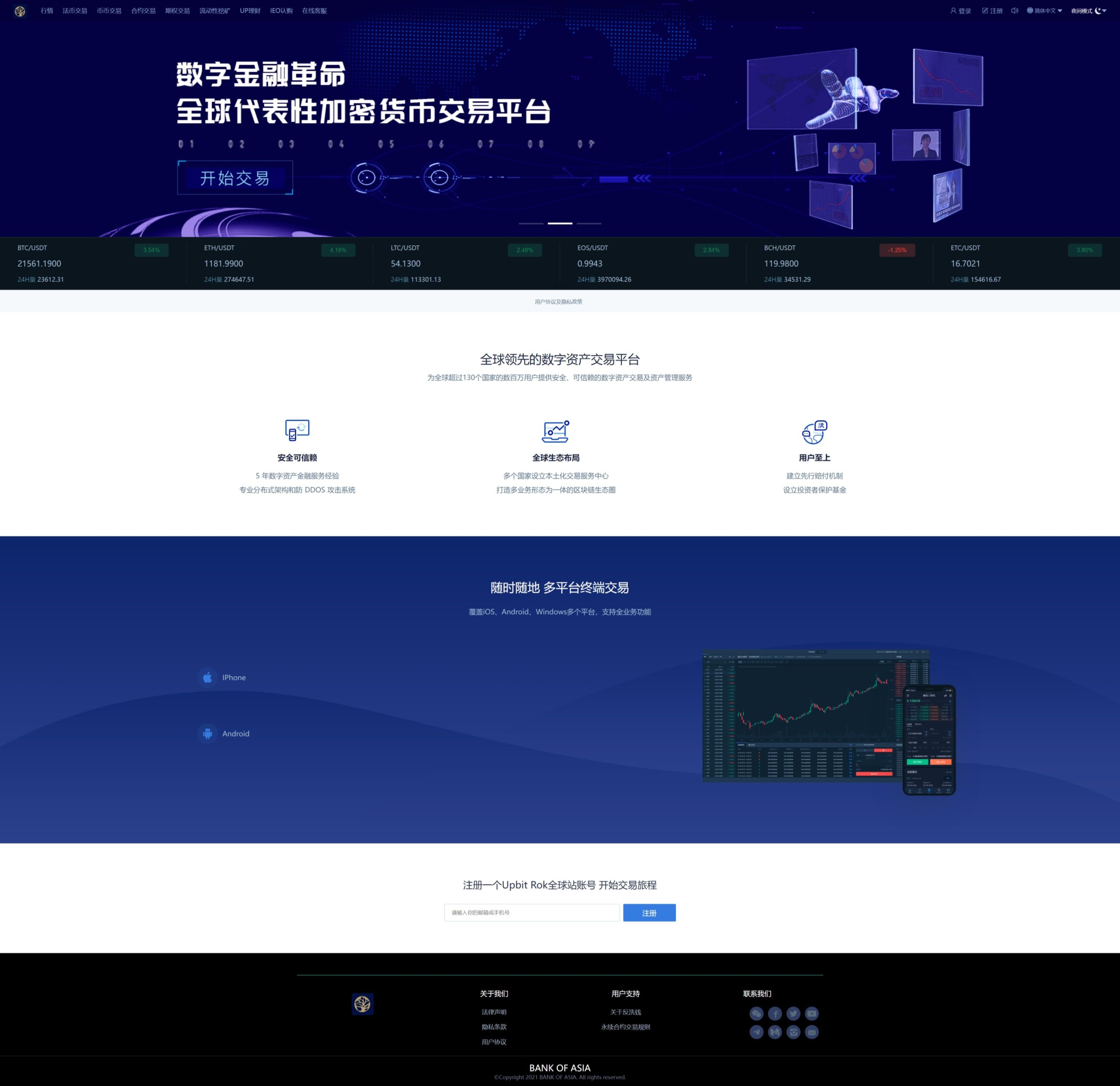 十二语言交易所/锁仓挖矿/IEO认购/币币秒合约交易所/区块链交易所系统 详情图 14