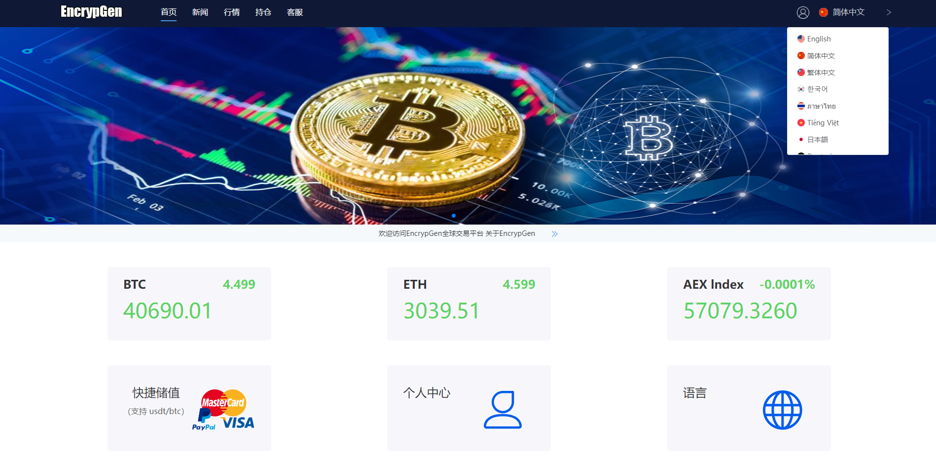 全新PC版微盘系统/微盘外汇系统/USDT充值/九种语言/实名认证 详情图 3