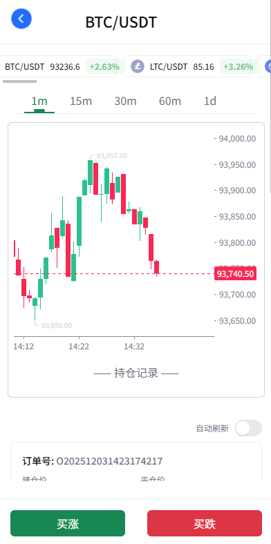 【优选代售】多语言虚拟币微盘/海外微交易/秒合约/时间盘 - 截图2