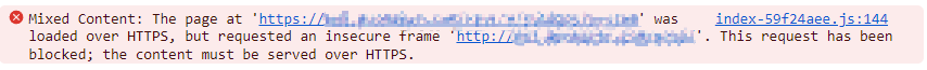 【优选源码】修复HTTPS升级后出现 Mixed Content: The page at ‘https://xxx’ was loaded over HTTPS, but requested an insecure frame ‘http://xxx’. This request has been blocked; the content must be served over HTTPS. 的问题 - 截图1