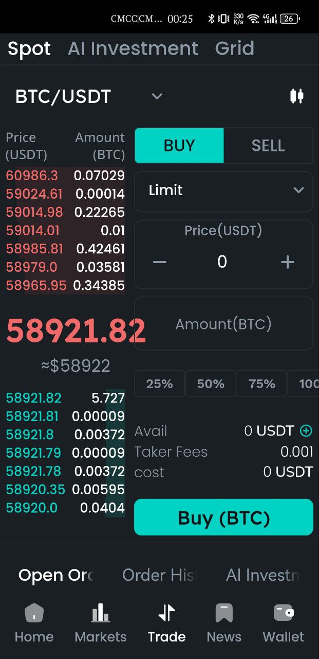 【优选代售】Bicrypto——顶级加密货币交易平台、二元交易、投资、博客、新闻等等.精仿一比一交易所 - 截图3