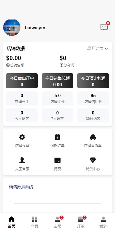 【优选代售】新版Tiktok跨境商城系统/多语言tiktok商城/内置客服/内嵌tiktok - 截图4