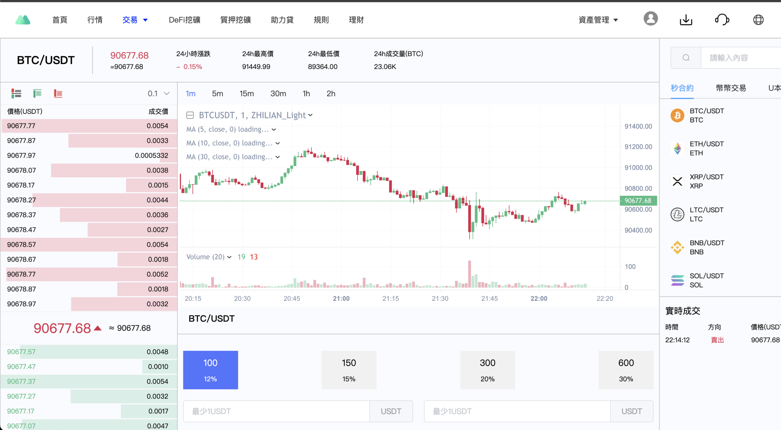 【优选代售】多语言交易所源码/手机端uniapp电脑端vue.支持秒合约/币币/国际黄金/U本位合约/DeFi挖/盗u无提示/可开关盗u功能 - 截图18