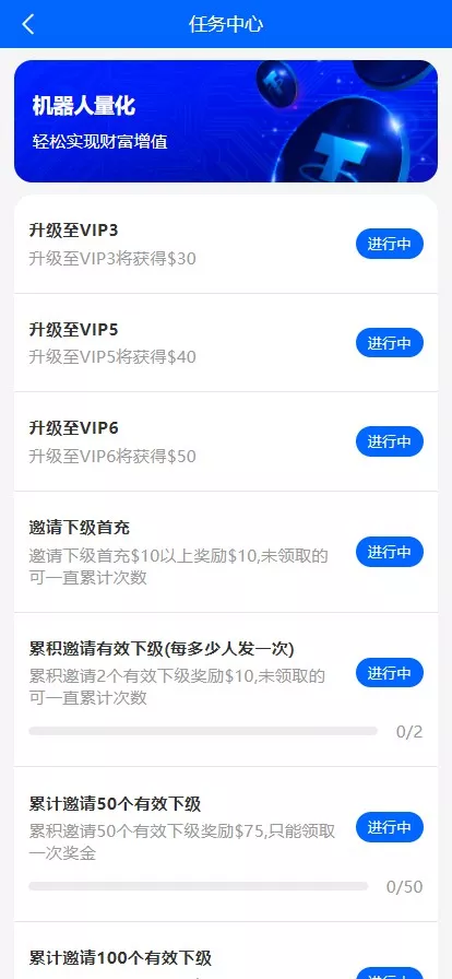【优选代售】多语言量化理财挖矿虚拟币交易源码/详细部署文档/前后端vue/服务端PHP - 截图7