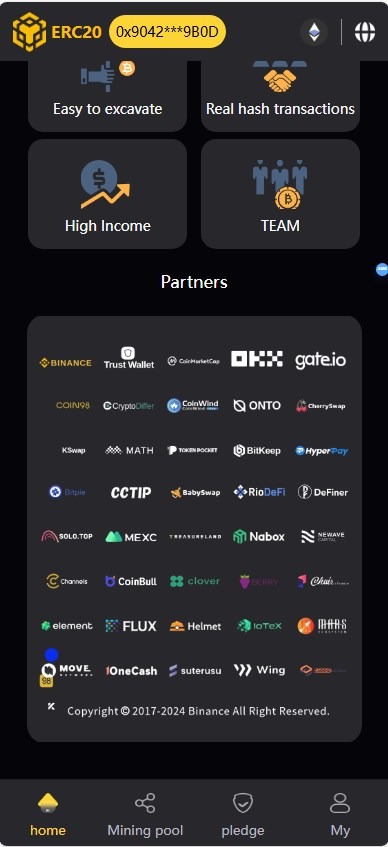 【优选代售】BSC质押挖矿DefiDAPP/带授权合约代码/矿池/7国语言/质押DEFI - 截图5