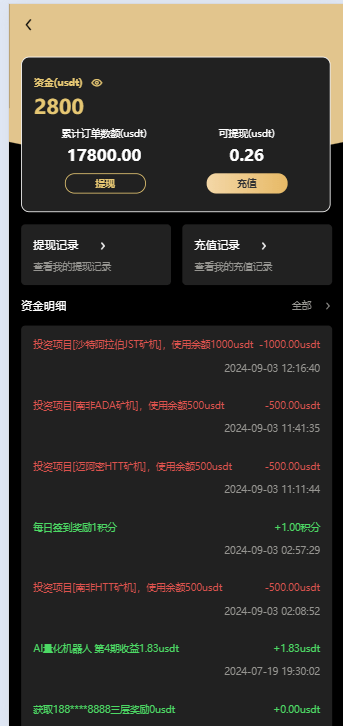 【优选代售】投资理财挖矿,产品任意。前端vue。后端tk - 截图5
