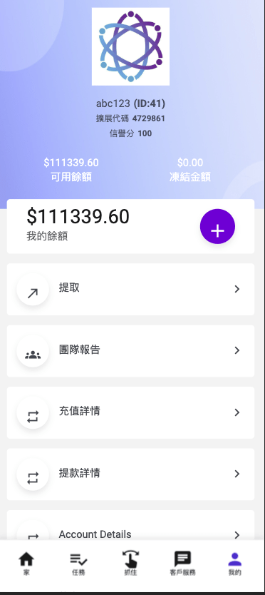 【优选代售】最新UI定制uniapp多语言海外刷单/抢单系统/订单自动匹配系统/分组/调试没收/海外源码 - 截图9