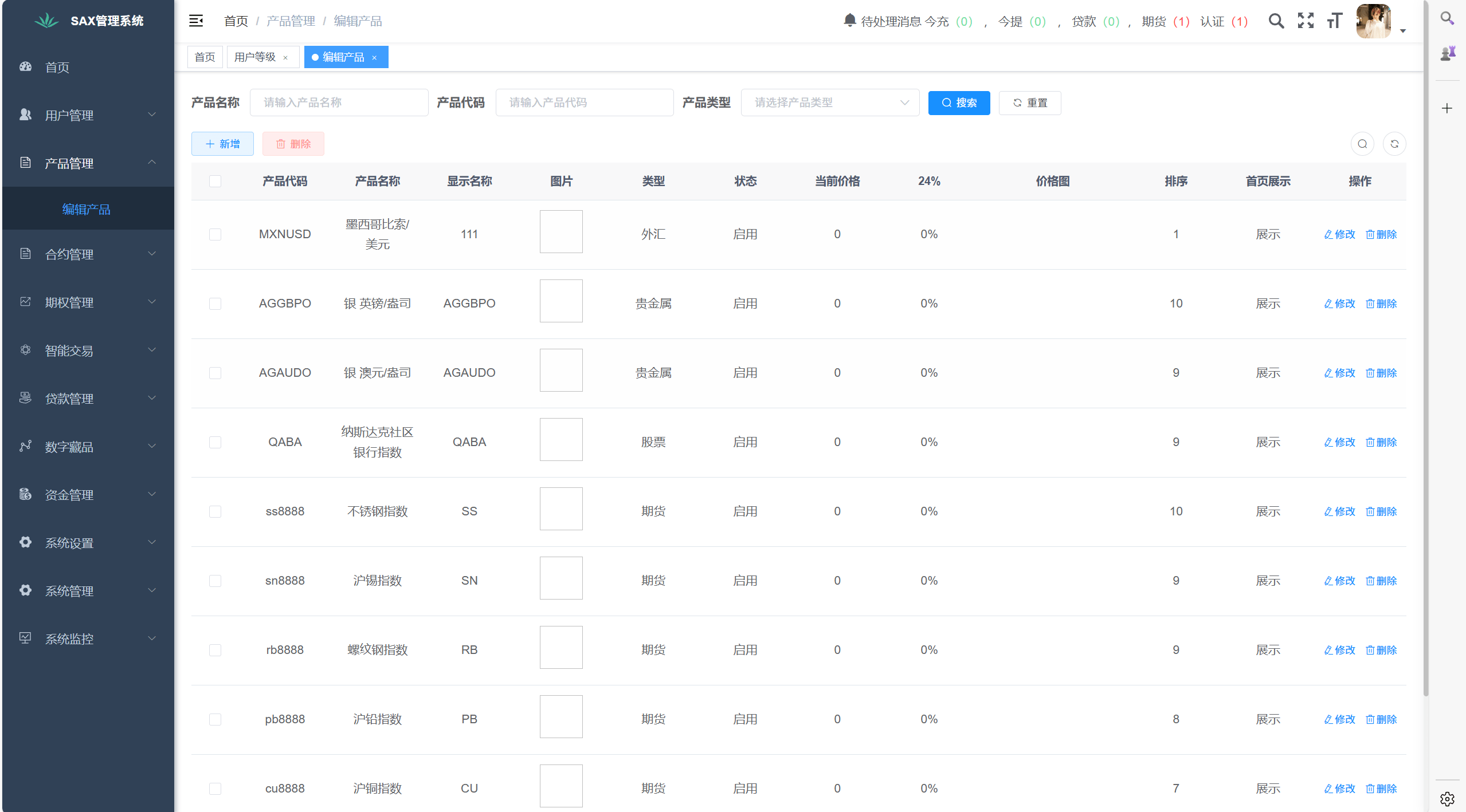 【优选代售】多语言新版本UI 欧美风格币盘外汇/虚拟币/股票/取货/贵金属/合约/期权/nft/只能交易H5 PC自适应（后端Java 前端VUE，全开源可二开） - 截图17