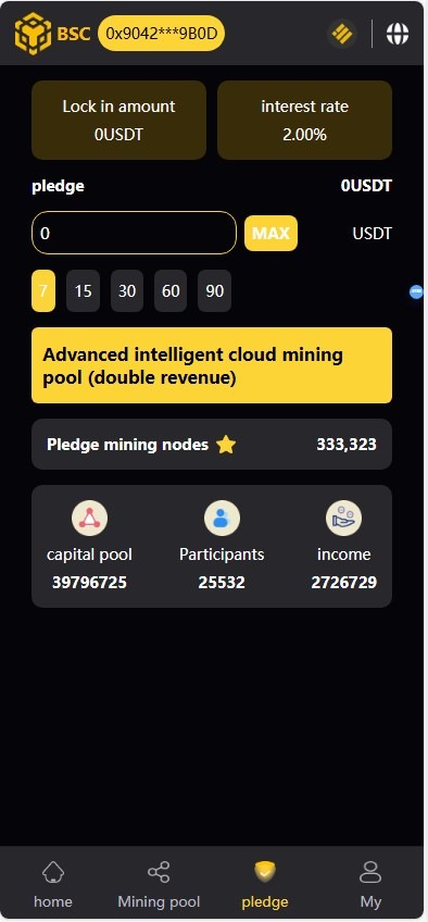 【优选代售】BSC质押挖矿DefiDAPP/带授权合约代码/矿池/7国语言/质押DEFI - 截图3