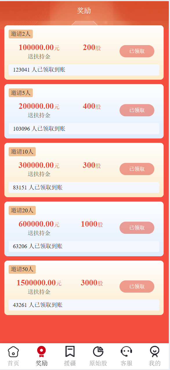 【优选代售】新版本中华援疆基金投资理财源码/原始股/新疆华电/中国石油 - 截图3
