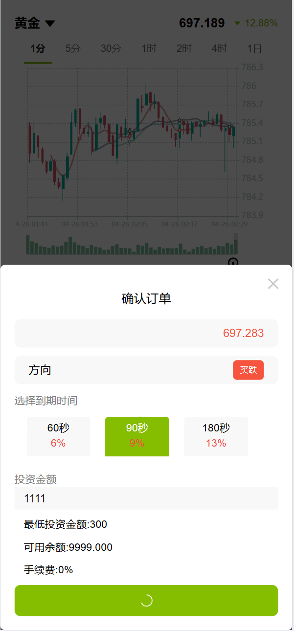 【优选代售】vue独家六国语言/贵金属/外汇/虚拟币/微交易系统 - 截图10