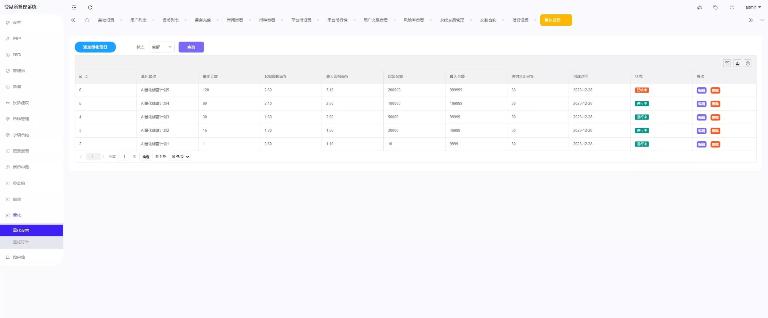 【优选代售】多语言综合交易所系统/期权/杠杆/借贷/AI量化/后端php/前端uniapp - 截图33