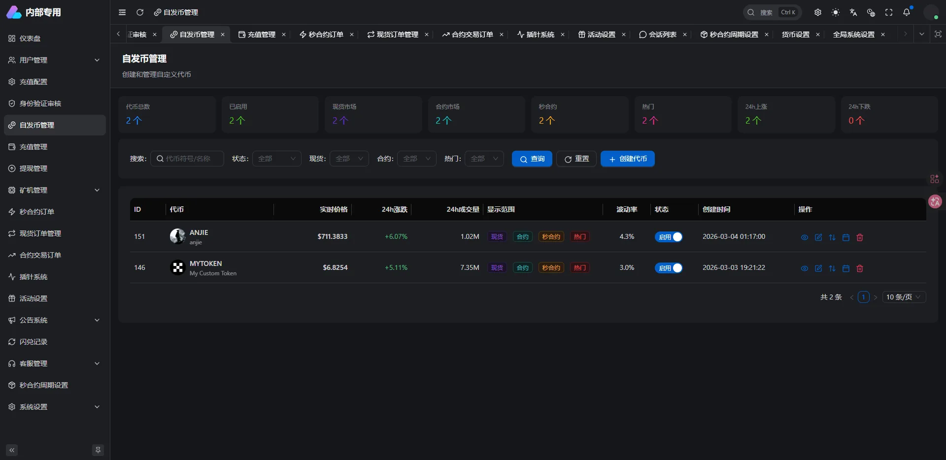 【优选代售】旗舰级OKG交易所源码VUE+ThinkPHP8全开源精准控杀在线客服 - 截图15