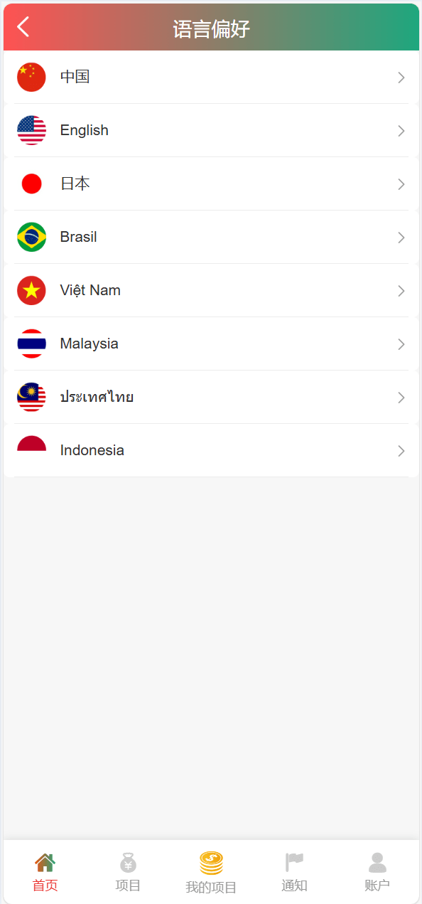 【优选代售】独家VUE海外八国语言新能源产业投资理财系统 - 截图20