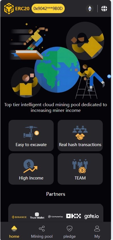 【优选代售】BSC质押挖矿DefiDAPP/带授权合约代码/矿池/7国语言/质押DEFI - 截图4
