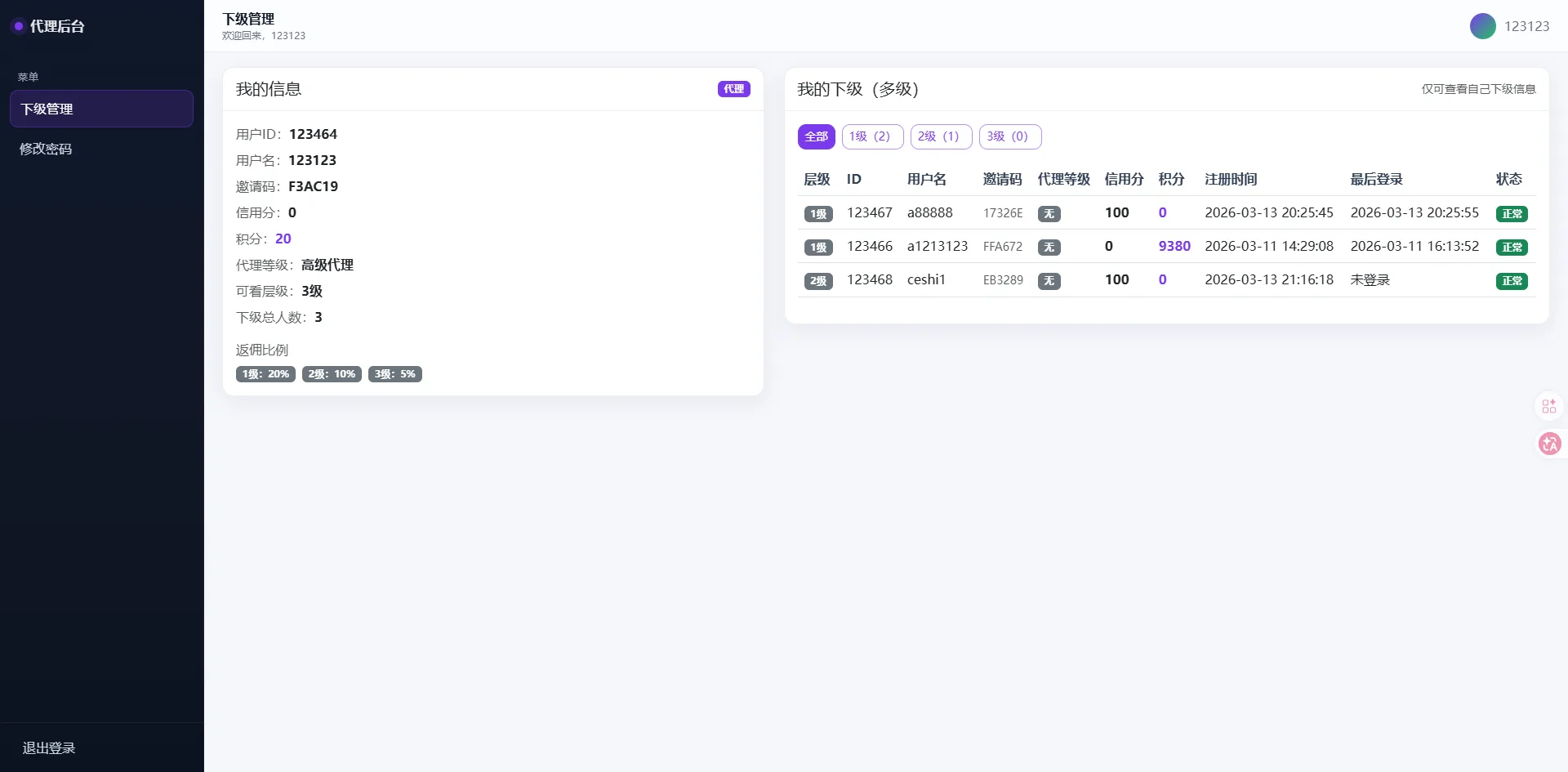 【优选代售】空降约炮系统源码车费酒店保密认证信用分/自定义分销级别/上门服务预约源码 - 截图5