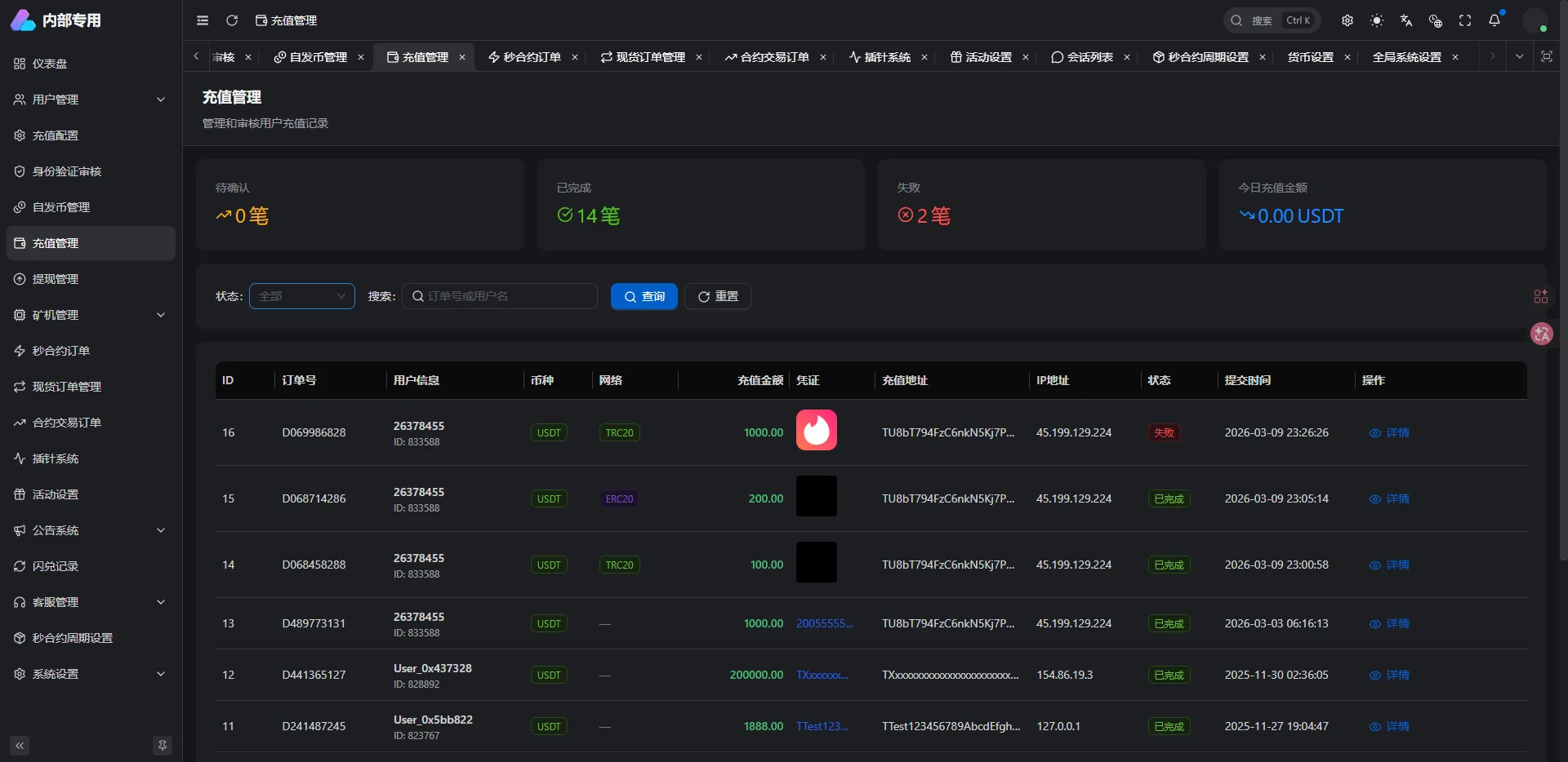 【优选代售】旗舰级OKG交易所源码VUE+ThinkPHP8全开源精准控杀在线客服 - 截图17