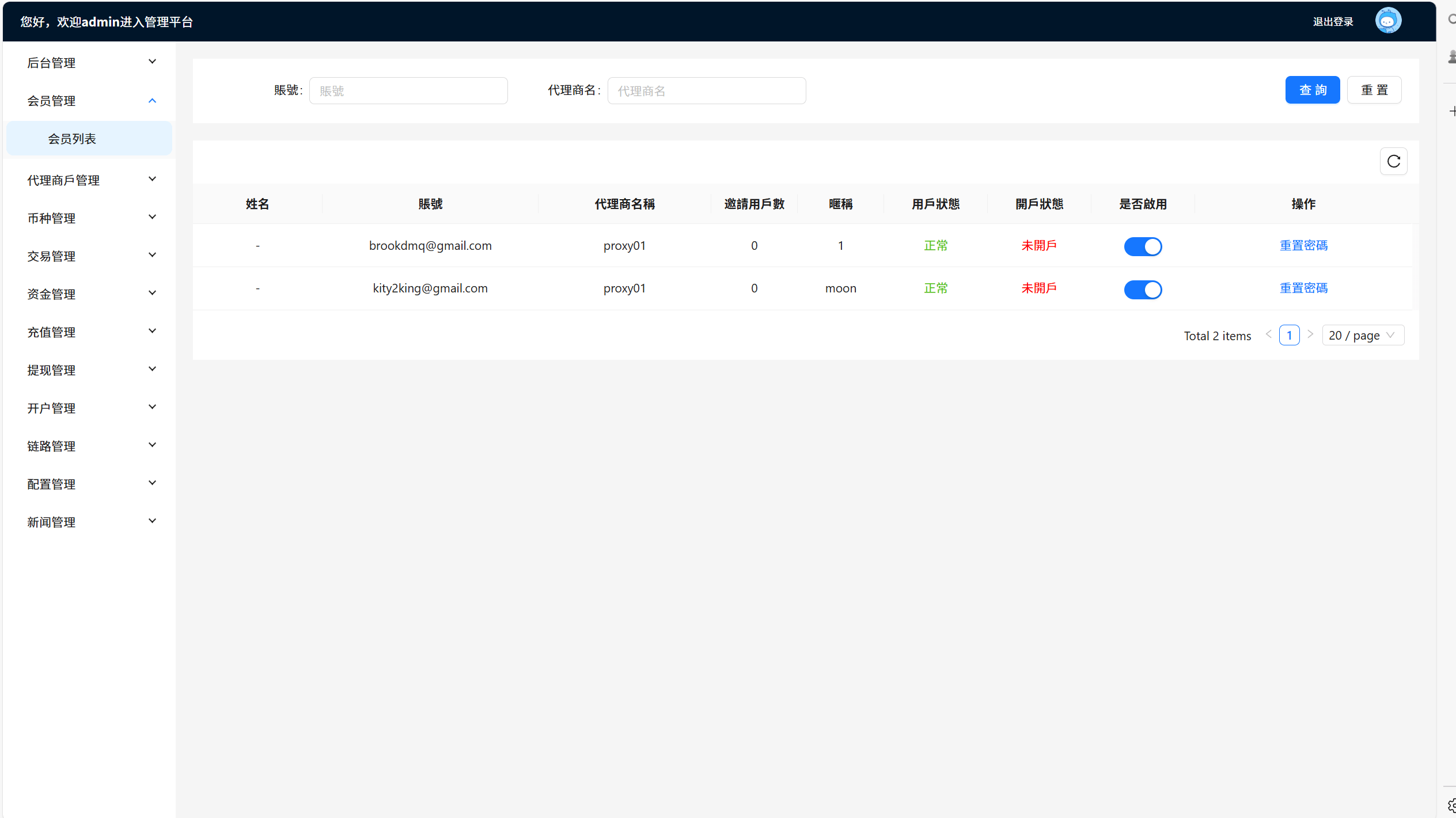 【优选代售】高端JAVA外汇炒股fx6系统 - 截图7