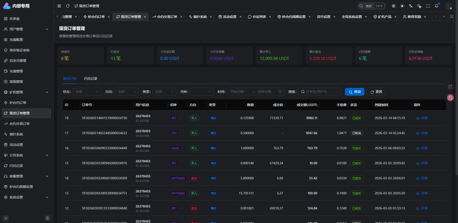 【优选代售】旗舰级OKG交易所源码VUE+ThinkPHP8全开源精准控杀在线客服 - 截图9