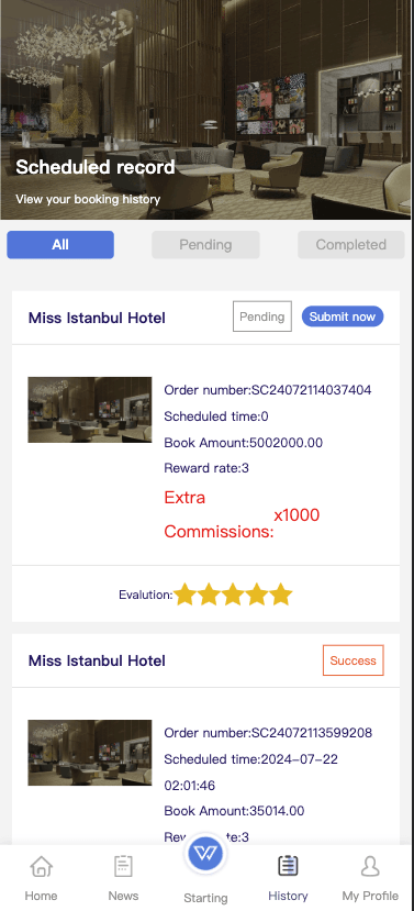 【优选代售】最新版海外酒店抢单刷单系统/前端uinapp/卡单连单/海外源码 - 截图4